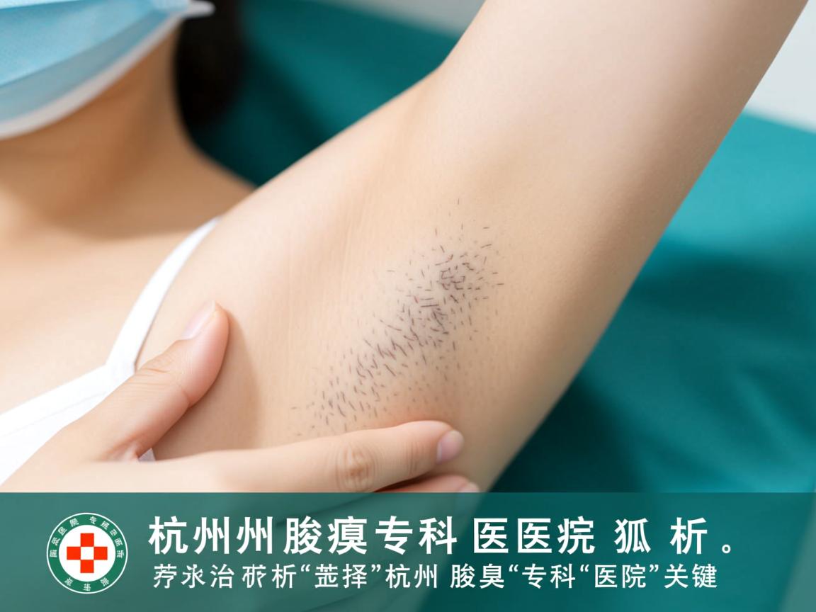 杭州腋臭专科医院解析，专业治疗狐臭，选择杭州腋臭专科医院的关键