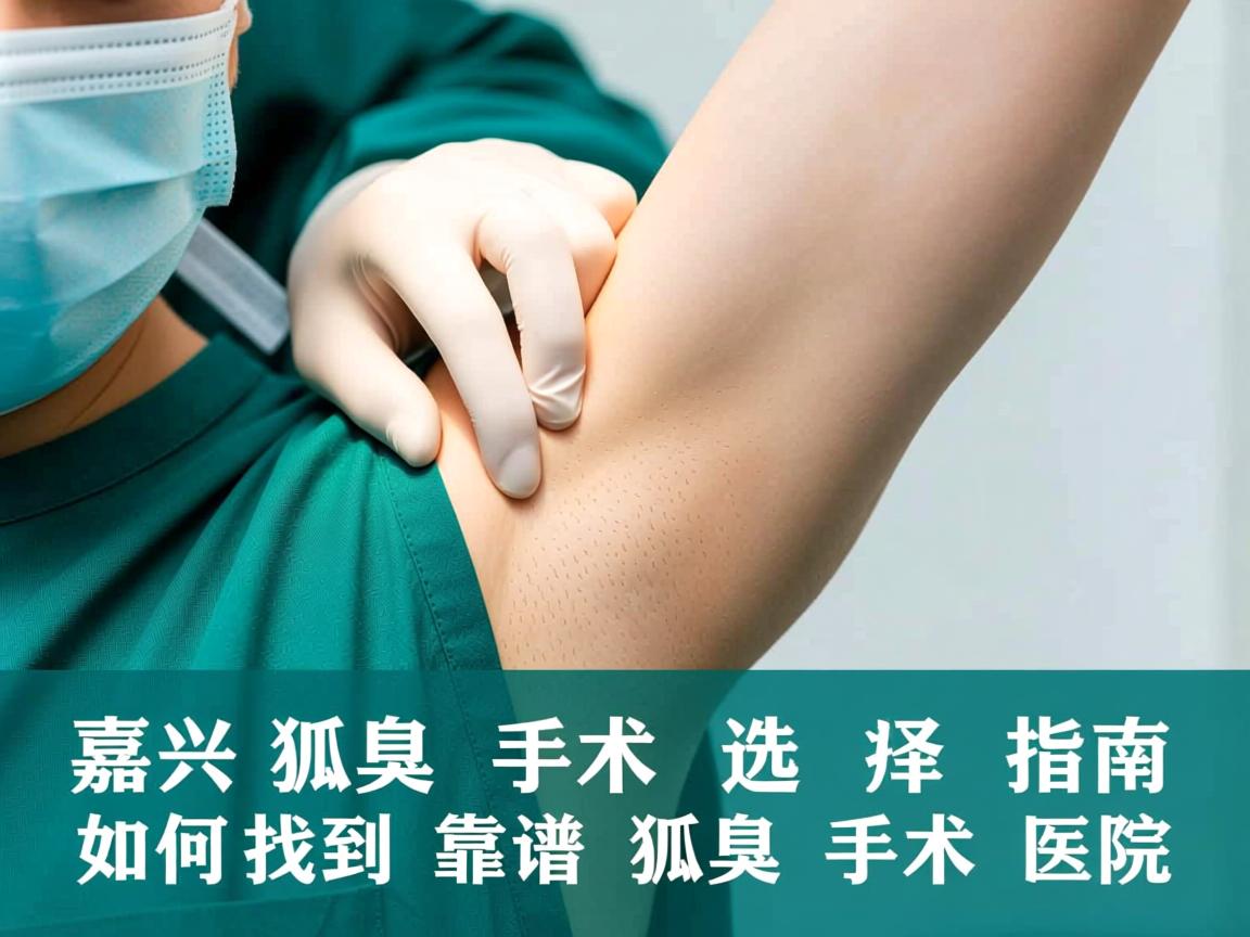 嘉兴狐臭手术选择指南，如何找到靠谱的狐臭手术医院