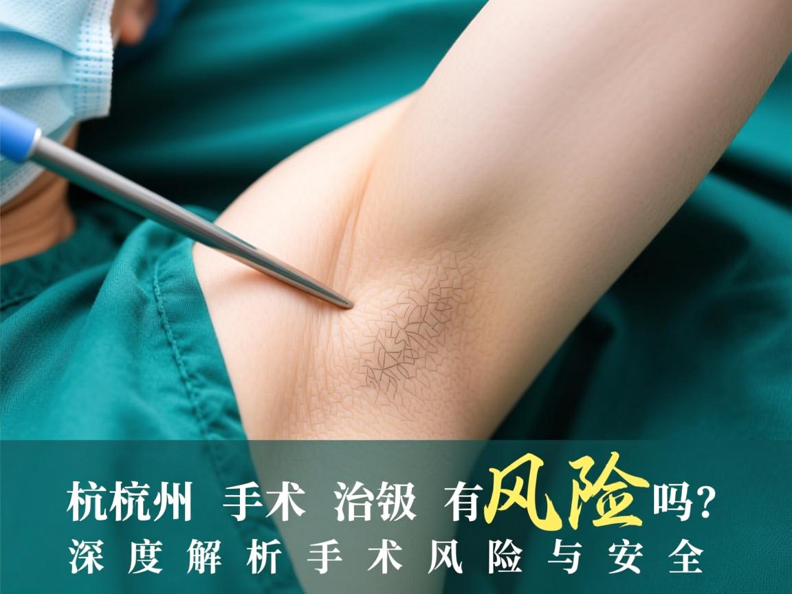 杭州手术治疗腋臭有风险吗？深度解析腋臭手术风险与安全