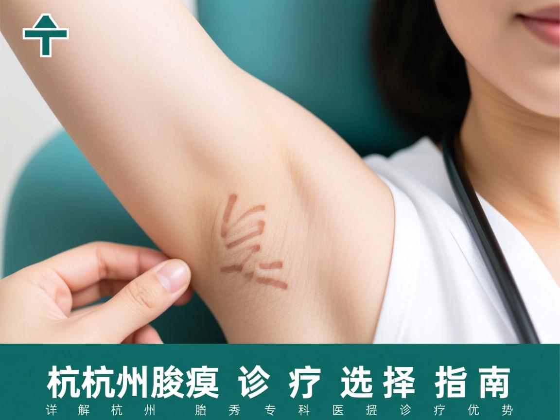 杭州腋臭诊疗选择指南，详解杭州腋秀专科的诊疗优势