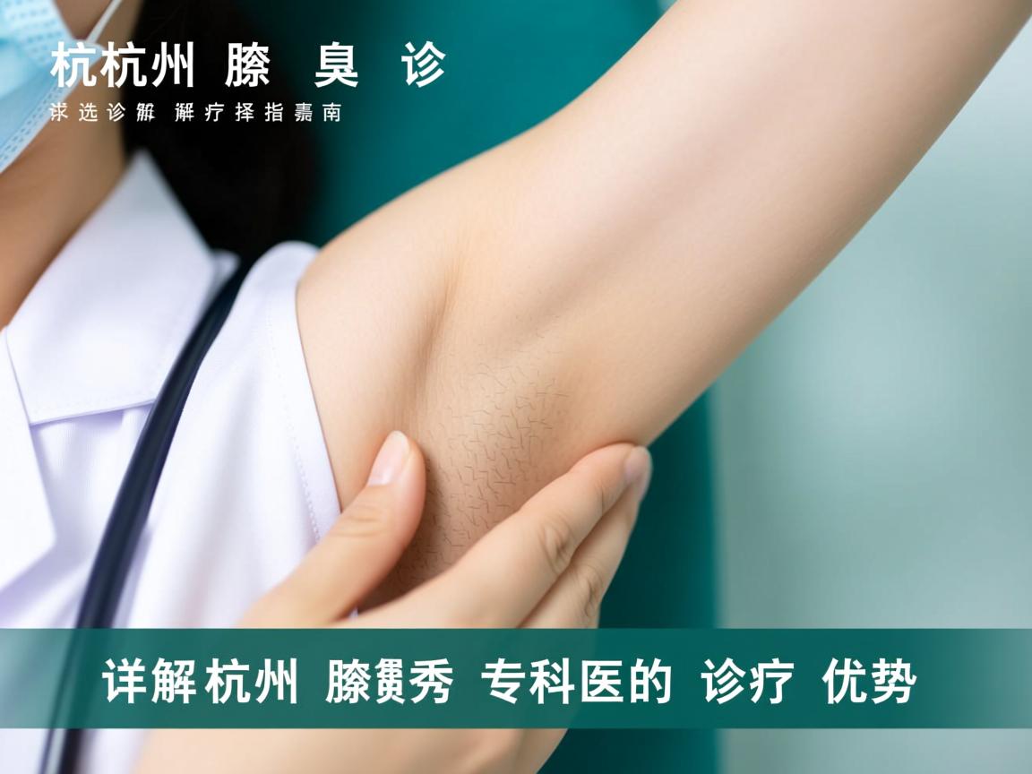 杭州腋臭诊疗选择指南，详解杭州腋秀专科的诊疗优势