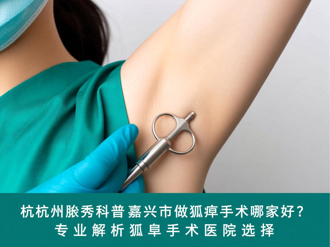 杭州腋秀科普，嘉兴市做狐臭手术哪家好？专业解析狐臭手术医院选择