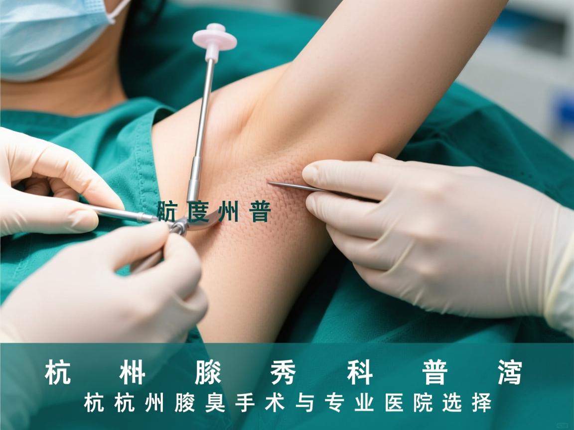 杭州腋秀科普，深度解析杭州腋臭手术与专业医院选择