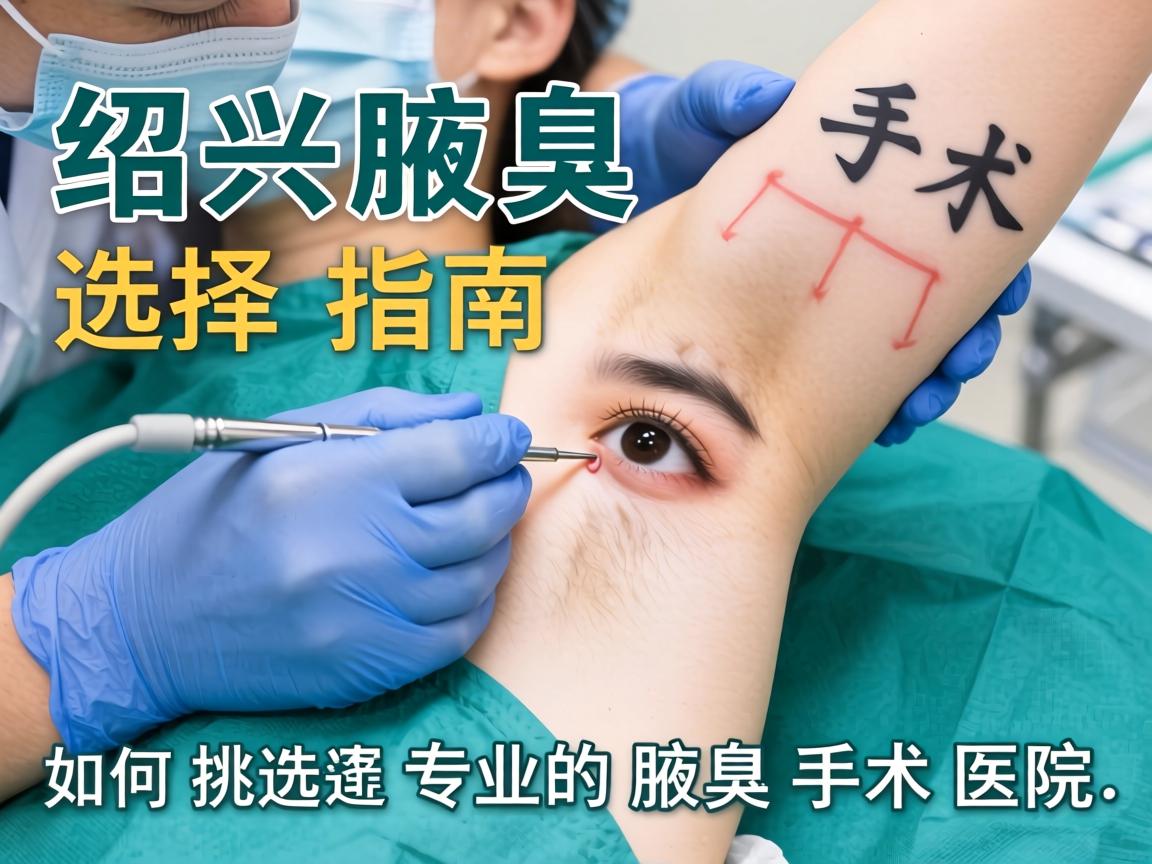 绍兴腋臭手术选择指南，如何挑选专业的腋臭手术医院