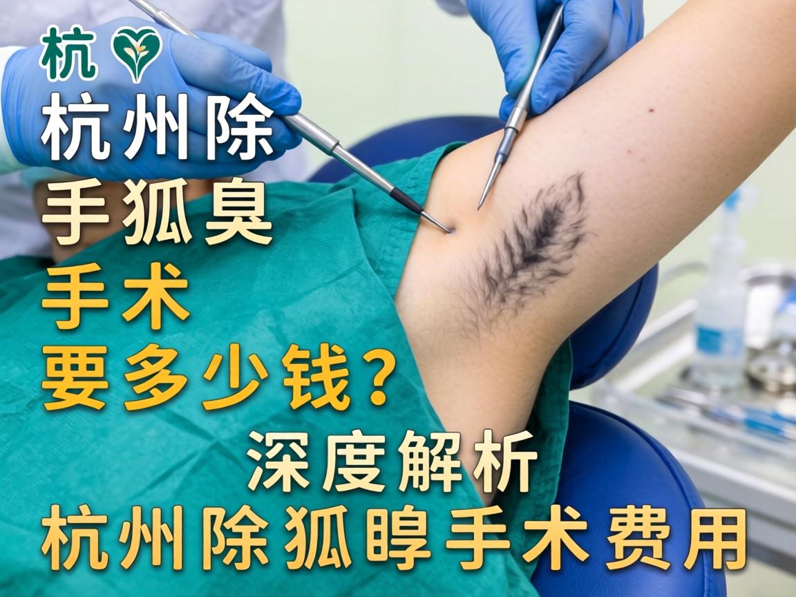 杭州除狐臭手术要多少钱？深度解析杭州除狐臭手术费用