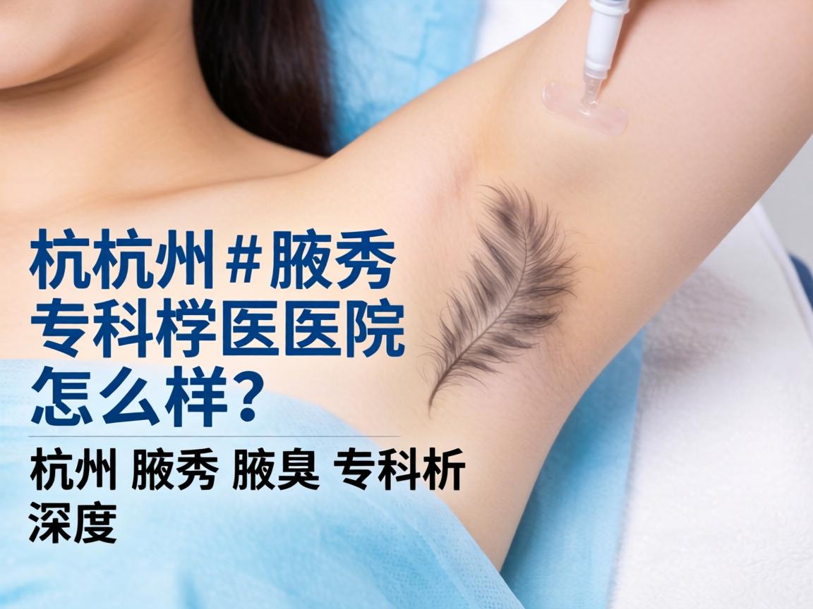 杭州腋秀专科医院怎么样？深度解析杭州腋秀腋臭专科