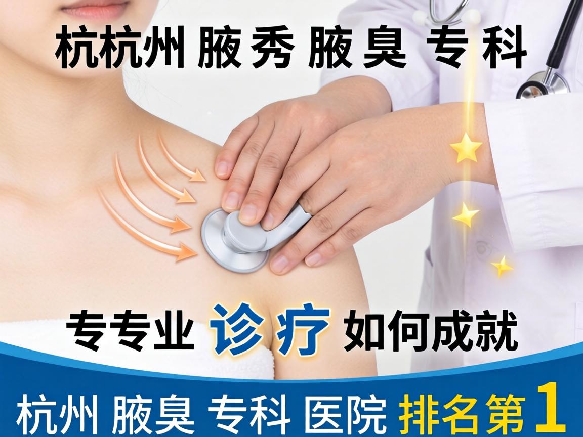 杭州腋秀腋臭专科解析，专业诊疗如何成就杭州腋臭专科医院排名第一