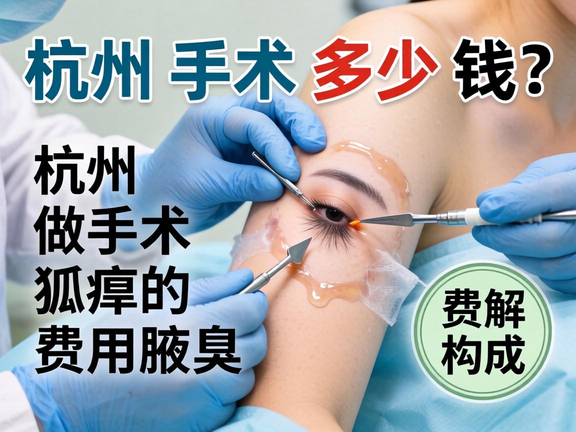 杭州腋臭手术多少钱?详解杭州做手术狐臭的费用构成 杭州腋臭手术多少钱?详解杭州做手术狐臭的费用构成