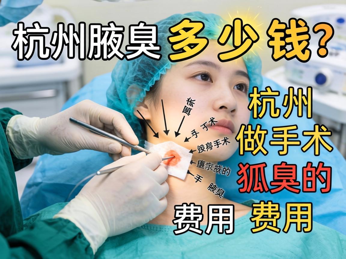 杭州腋臭手术多少钱?详解杭州做手术狐臭的费用构成 杭州腋臭手术多少钱?详解杭州做手术狐臭的费用构成