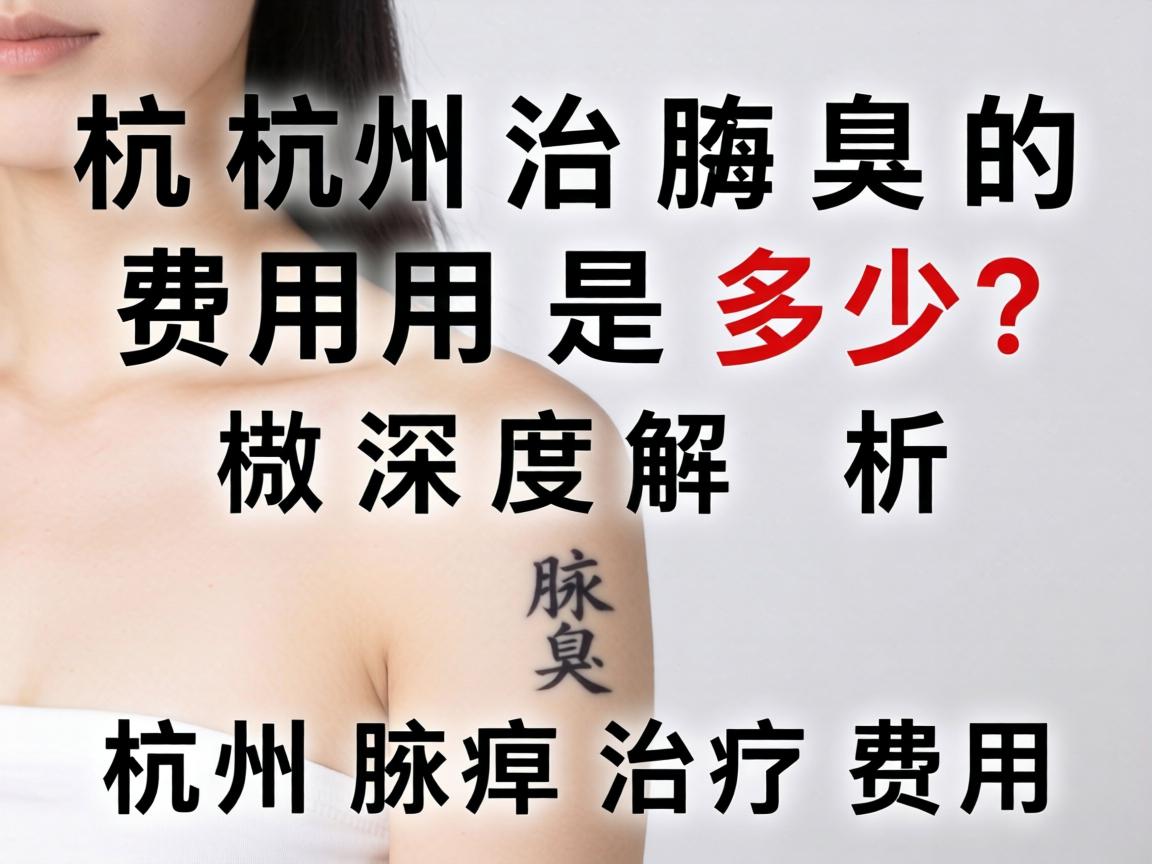 杭州治腋臭的费用是多少?深度解析杭州腋臭治疗费用 杭州治腋臭的费用是多少?深度解析杭州腋臭治疗费用