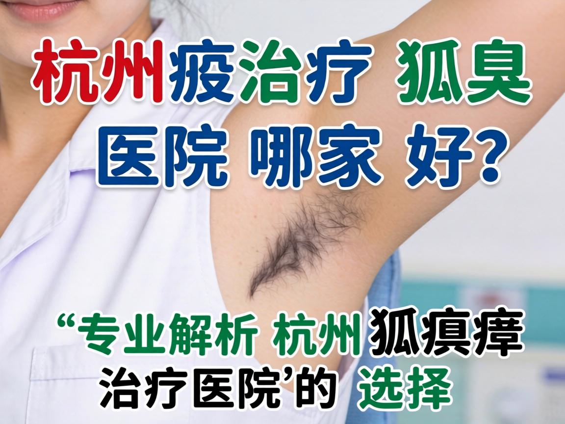 杭州治疗狐臭医院哪家好？专业解析杭州狐臭治疗医院的选择
