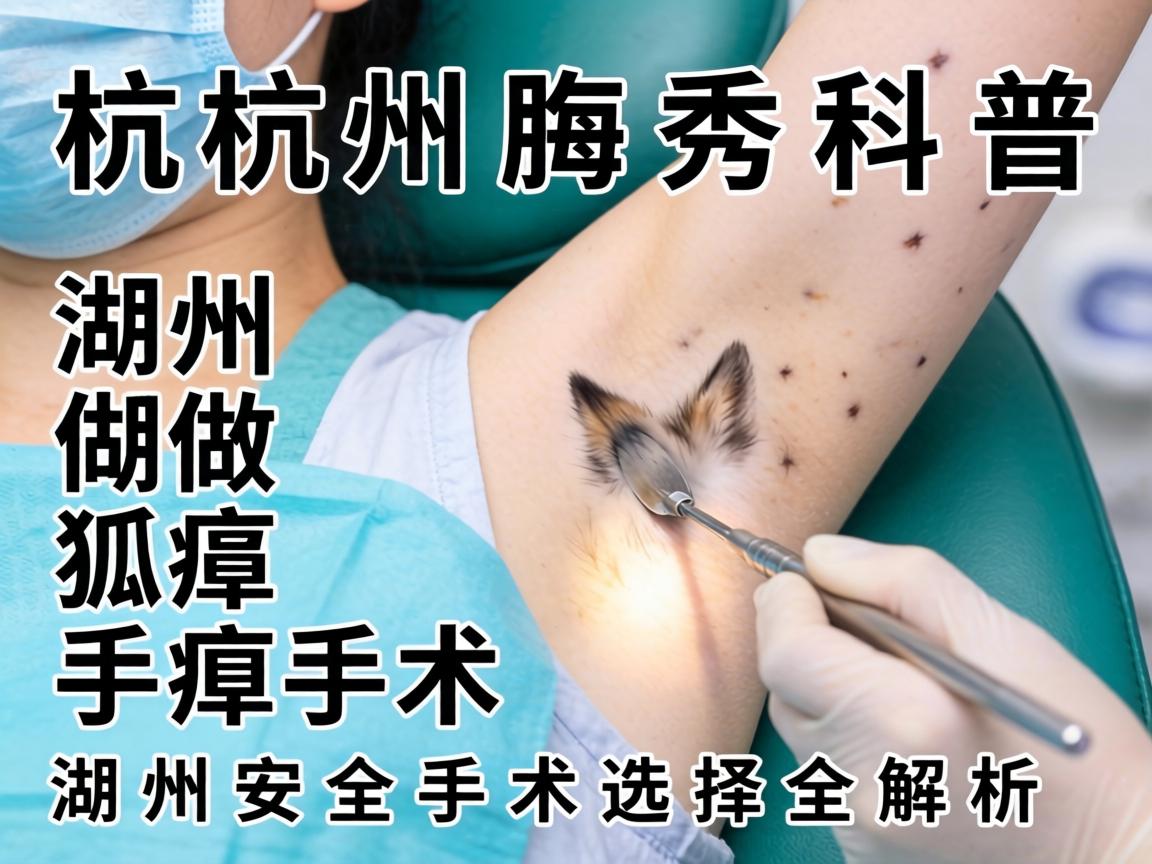 杭州腋秀科普，湖州做狐臭手术，湖州安全手术选择全解析