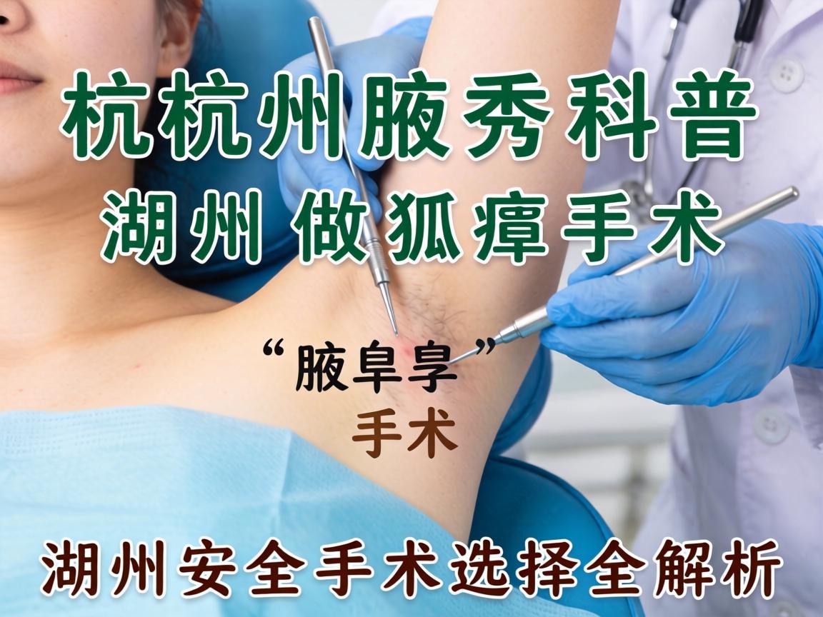 杭州腋秀科普，湖州做狐臭手术，湖州安全手术选择全解析