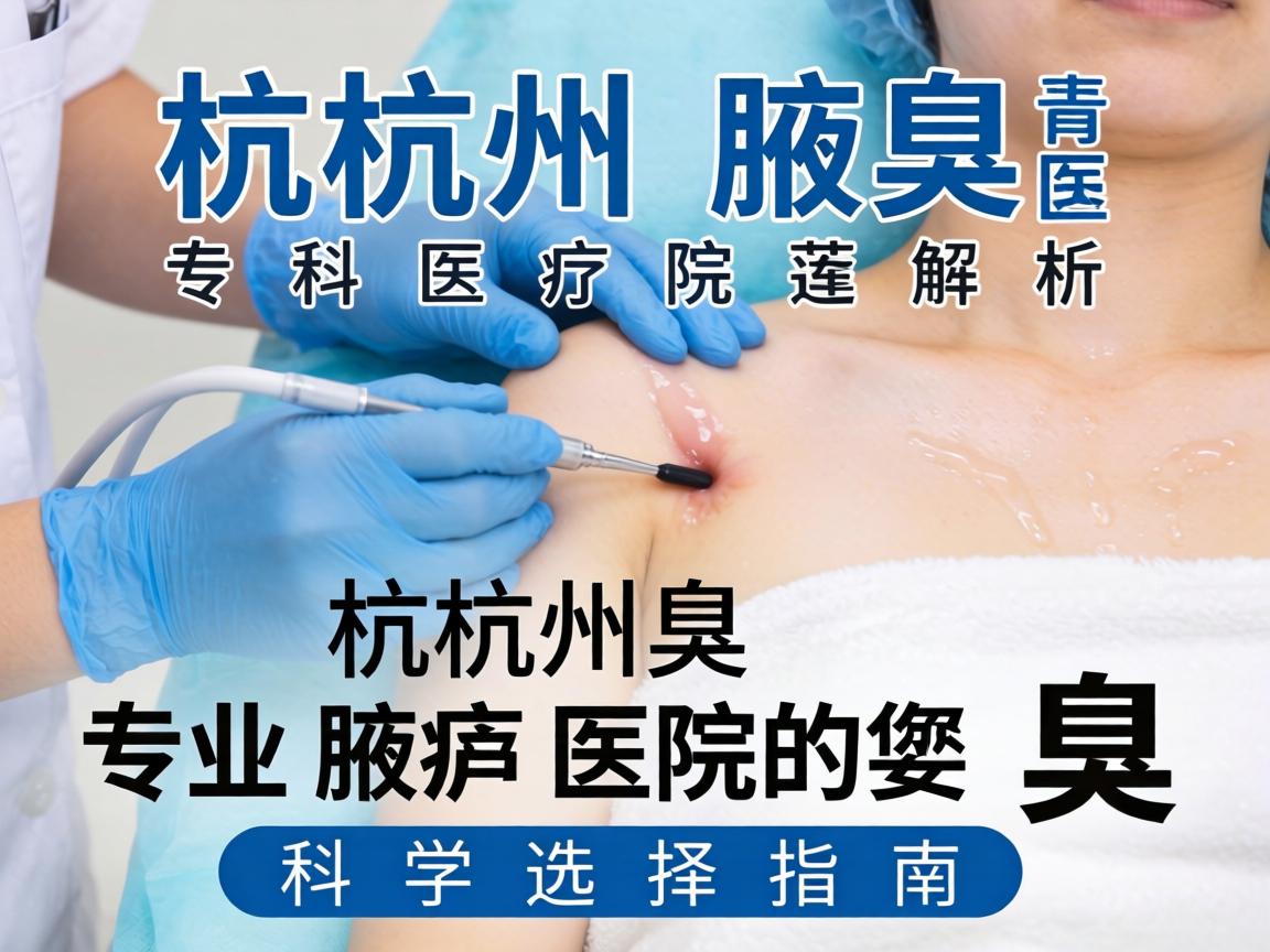 杭州腋臭专科医院解析,杭州专业腋臭医院的科学选择指南 杭州腋臭专科医院解析,杭州专业腋臭医院的科学选择指南