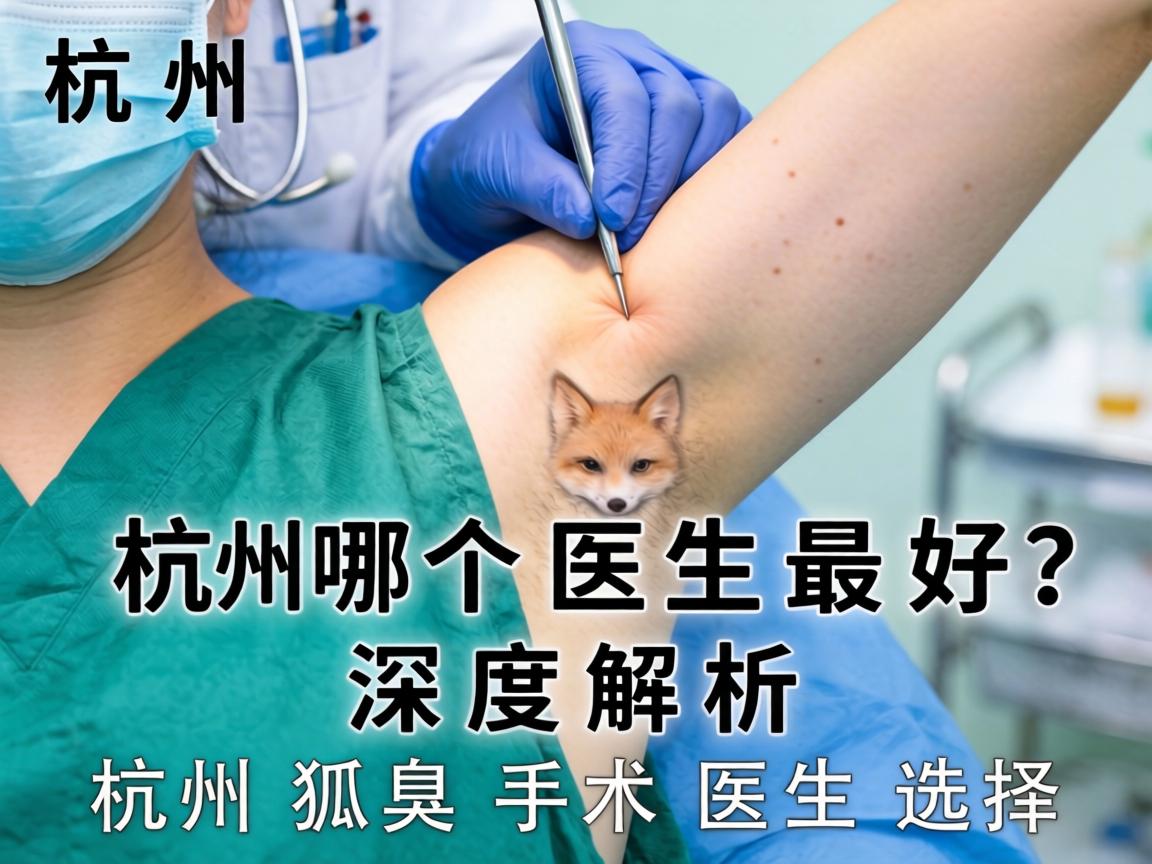 杭州狐臭手术哪个医生最好？深度解析杭州狐臭手术医生选择