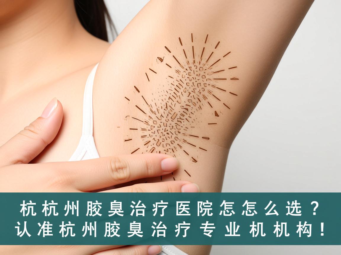 杭州腋臭治疗医院怎么选？认准杭州腋臭治疗专业机构！