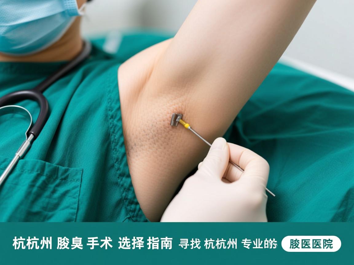 杭州腋臭手术选择指南,寻找杭州专业的腋臭医院 杭州腋臭手术选择指南,寻找杭州专业的腋臭医院