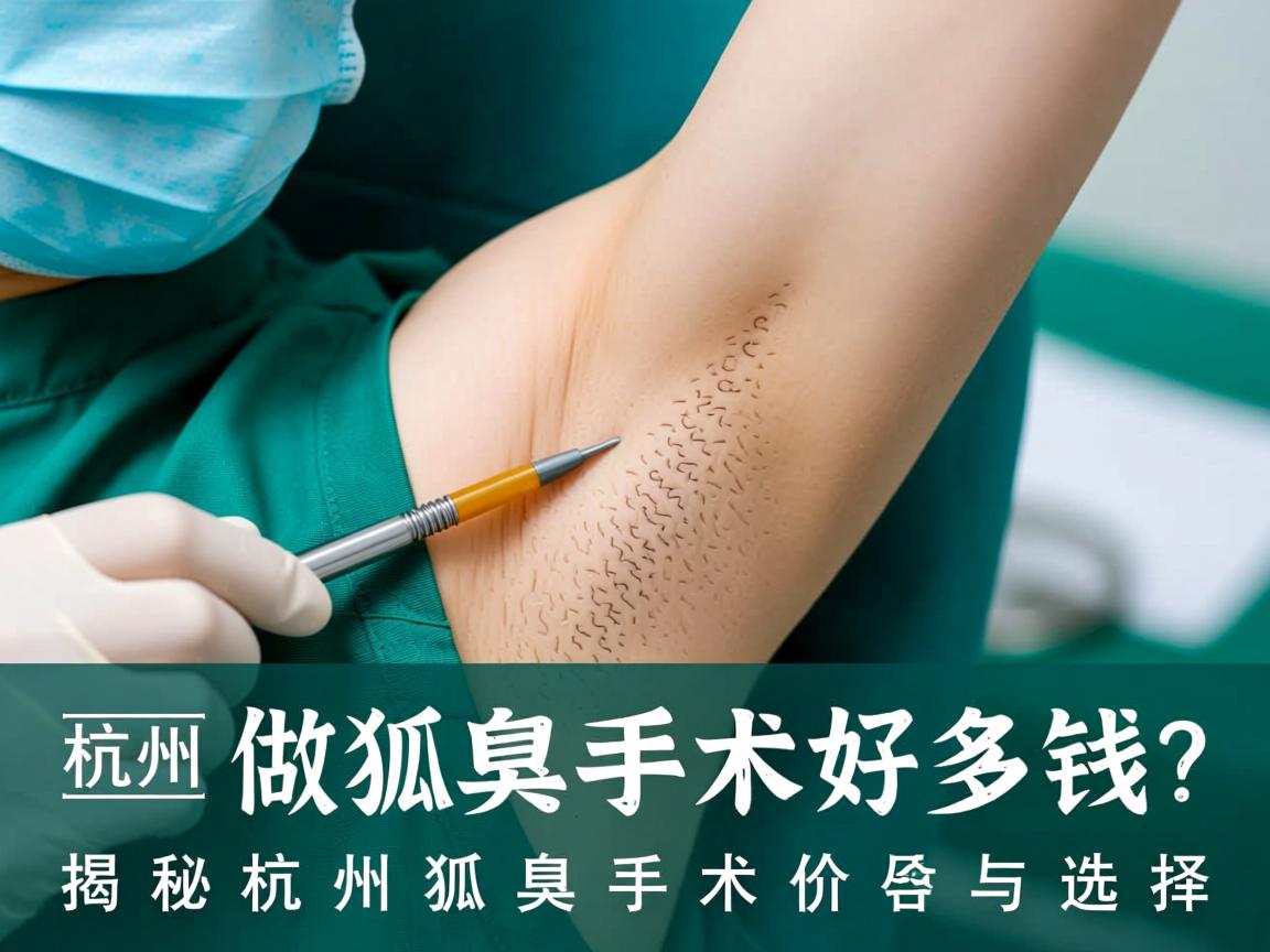 杭州做狐臭手术好多钱?揭秘杭州狐臭手术价格与选择 杭州做狐臭手术好多钱?揭秘杭州狐臭手术价格与选择