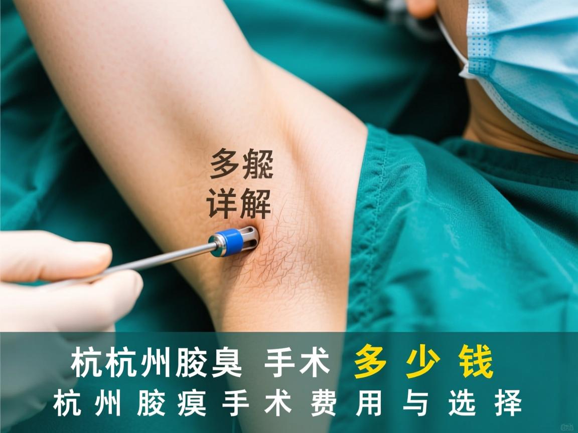 杭州腋臭手术多少钱,详解杭州腋臭手术费用与选择 杭州腋臭手术多少钱,详解杭州腋臭手术费用与选择