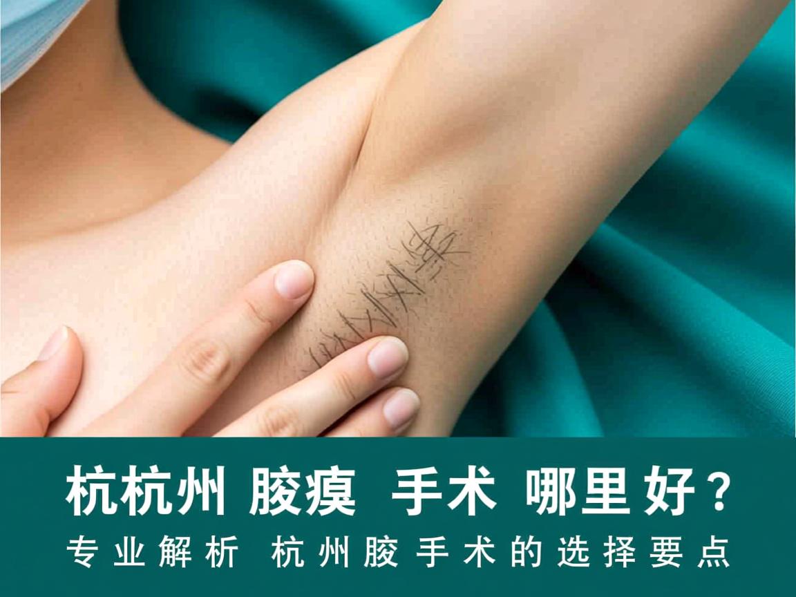 杭州腋臭手术哪里好?专业解析杭州腋臭手术的选择要点 杭州腋臭手术哪里好?专业解析杭州腋臭手术的选择要点