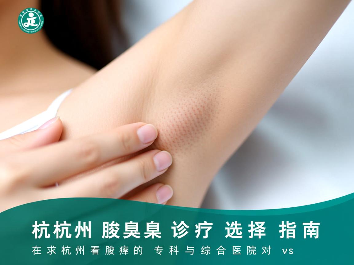 杭州腋臭诊疗选择指南,在杭州看腋臭的专科与综合医院对比 杭州腋臭诊疗选择指南,在杭州看腋臭的专科与综合医院对比