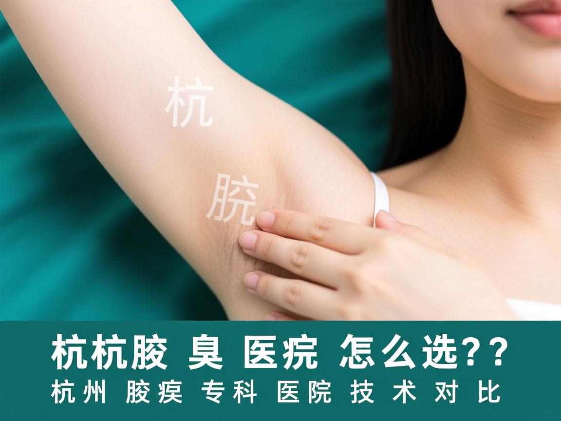杭州腋臭医院怎么选?杭州腋臭专科医院技术对比 杭州腋臭医院怎么选?杭州腋臭专科医院技术对比