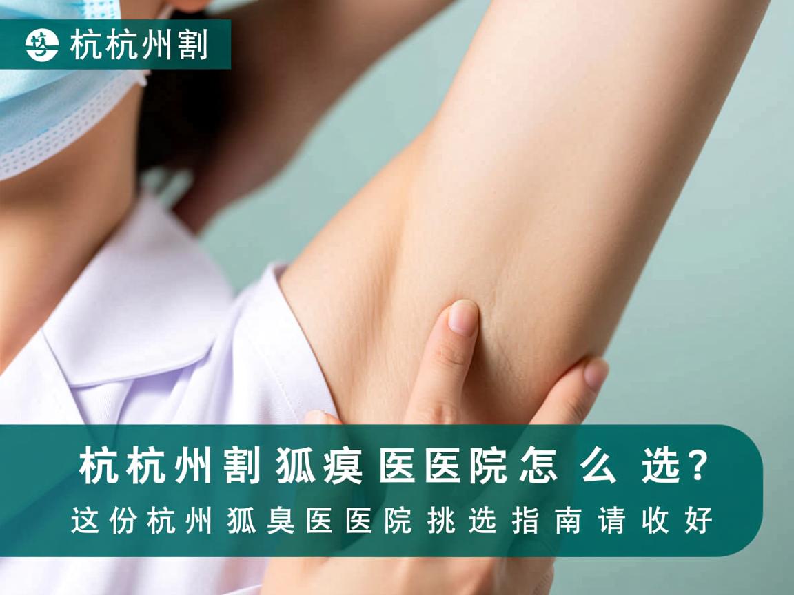 杭州割狐臭医院怎么选?这份杭州狐臭医院挑选指南请收好 杭州割狐臭医院怎么选?这份杭州狐臭医院挑选指南请收好