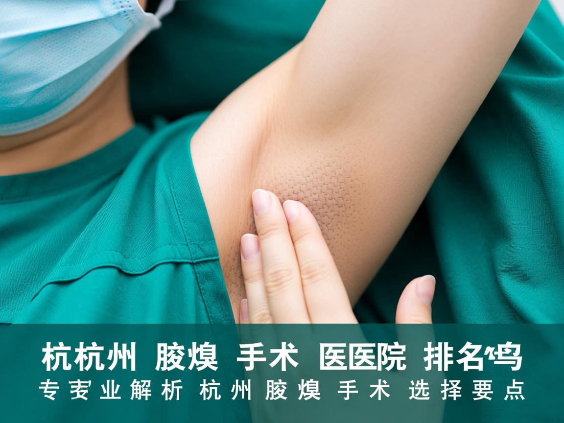 杭州腋臭手术医院排名,专业解析杭州腋臭手术选择要点 杭州腋臭手术医院排名,专业解析杭州腋臭手术选择要点