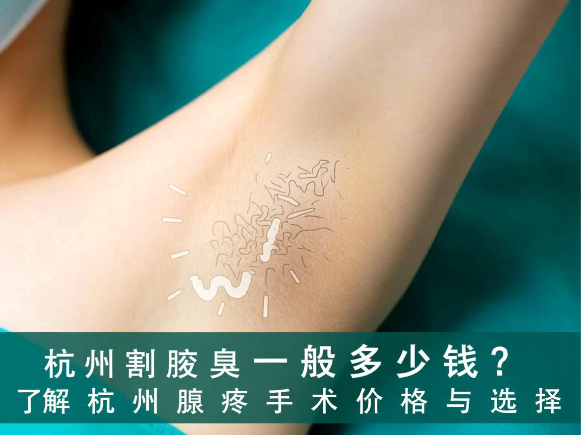 杭州割腋臭一般多少钱?了解杭州腋臭手术价格与选择 杭州割腋臭一般多少钱?了解杭州腋臭手术价格与选择