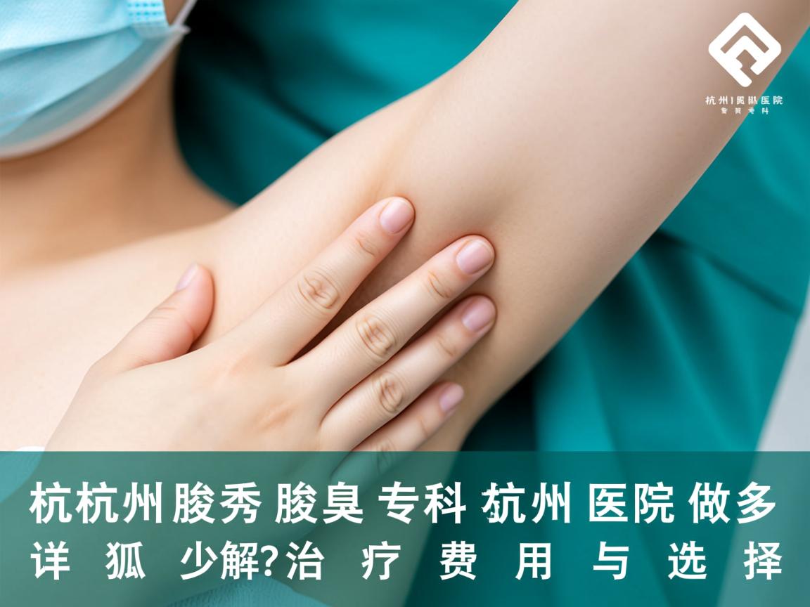 杭州腋秀腋臭专科,杭州医院做狐臭多少钱?详解狐臭治疗费用与选择 杭州腋秀腋臭专科,杭州医院做狐臭多少钱?详解狐臭治疗费用与选择