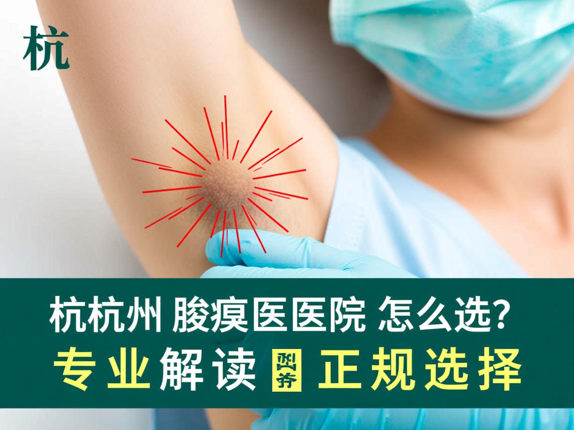 杭州腋臭医院怎么选?专业解读杭州腋臭医院的正规选择 杭州腋臭医院怎么选?专业解读杭州腋臭医院的正规选择