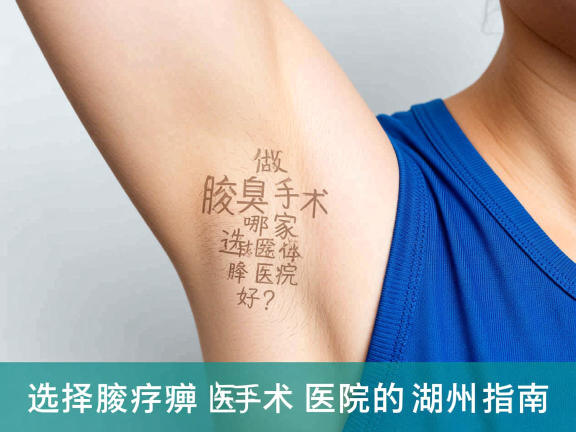 在湖州做腋臭手术哪家医院好?选择腋臭手术医院的湖州指南 在湖州做腋臭手术哪家医院好?选择腋臭手术医院的湖州指南