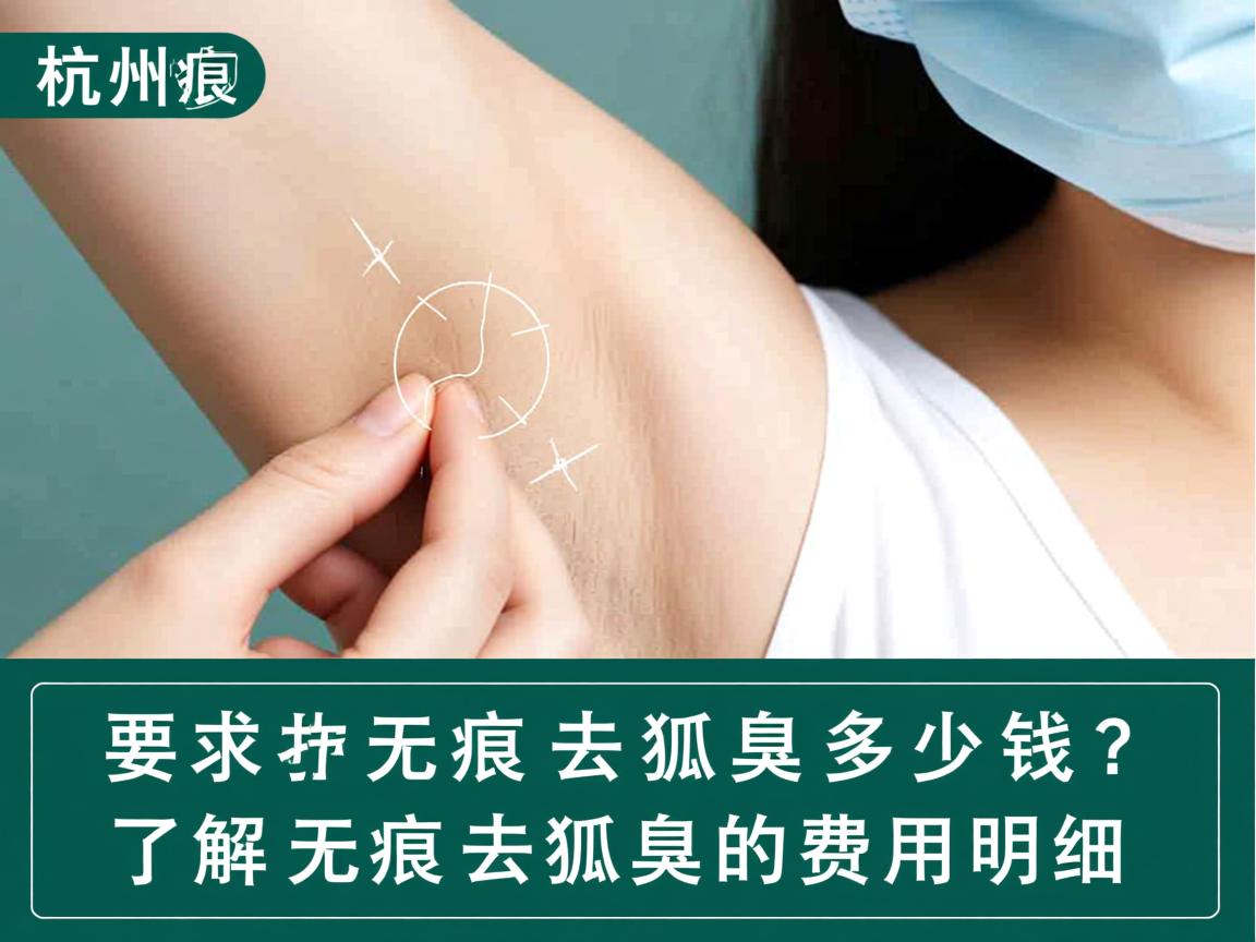 杭州无痕去狐臭多少钱?了解无痕去狐臭的费用明细 杭州无痕去狐臭多少钱?了解无痕去狐臭的费用明细