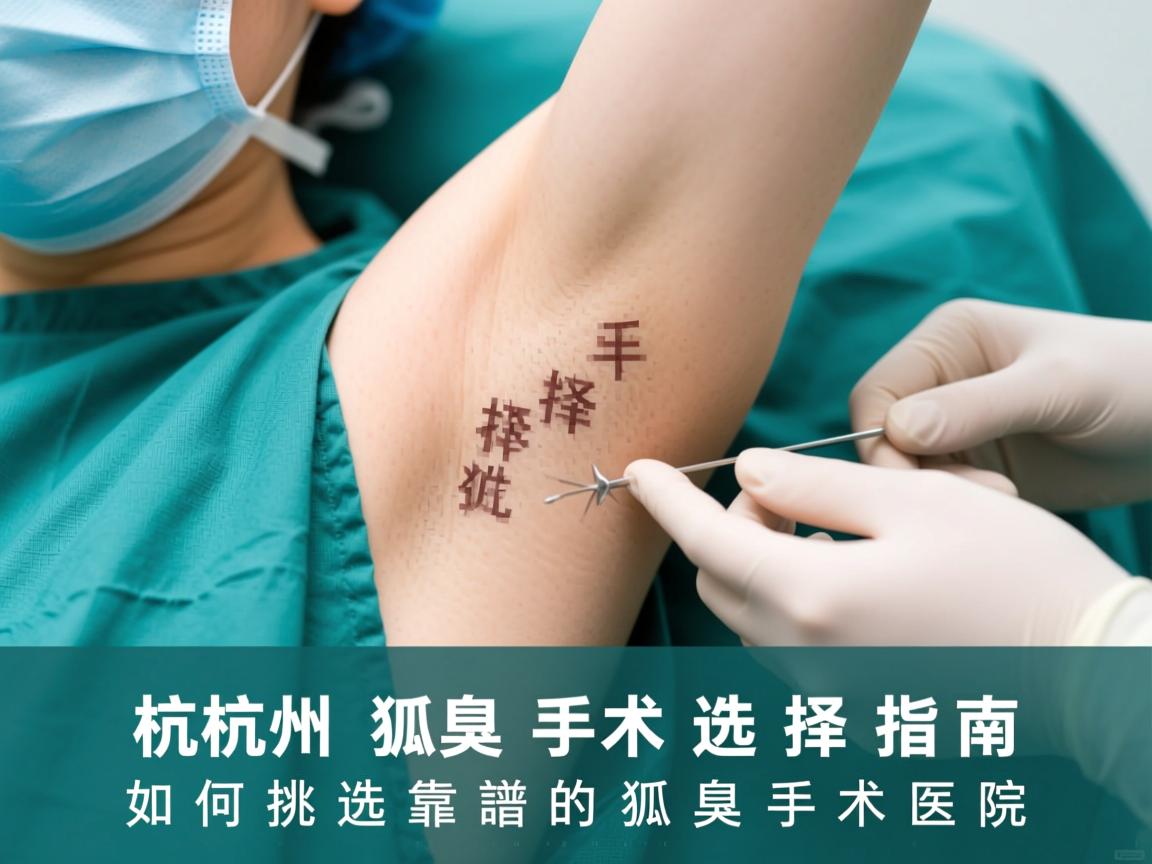 杭州狐臭手术选择指南,如何挑选靠谱的狐臭手术医院 杭州狐臭手术选择指南,如何挑选靠谱的狐臭手术医院