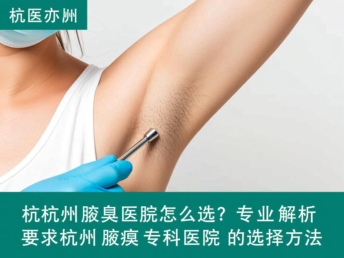 杭州腋臭医院怎么选?专业解析杭州腋臭专科医院的选择方法 杭州腋臭医院怎么选?专业解析杭州腋臭专科医院的选择方法
