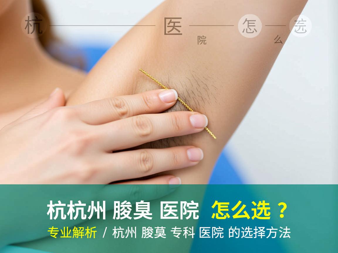 杭州腋臭医院怎么选?专业解析杭州腋臭专科医院的选择方法 杭州腋臭医院怎么选?专业解析杭州腋臭专科医院的选择方法