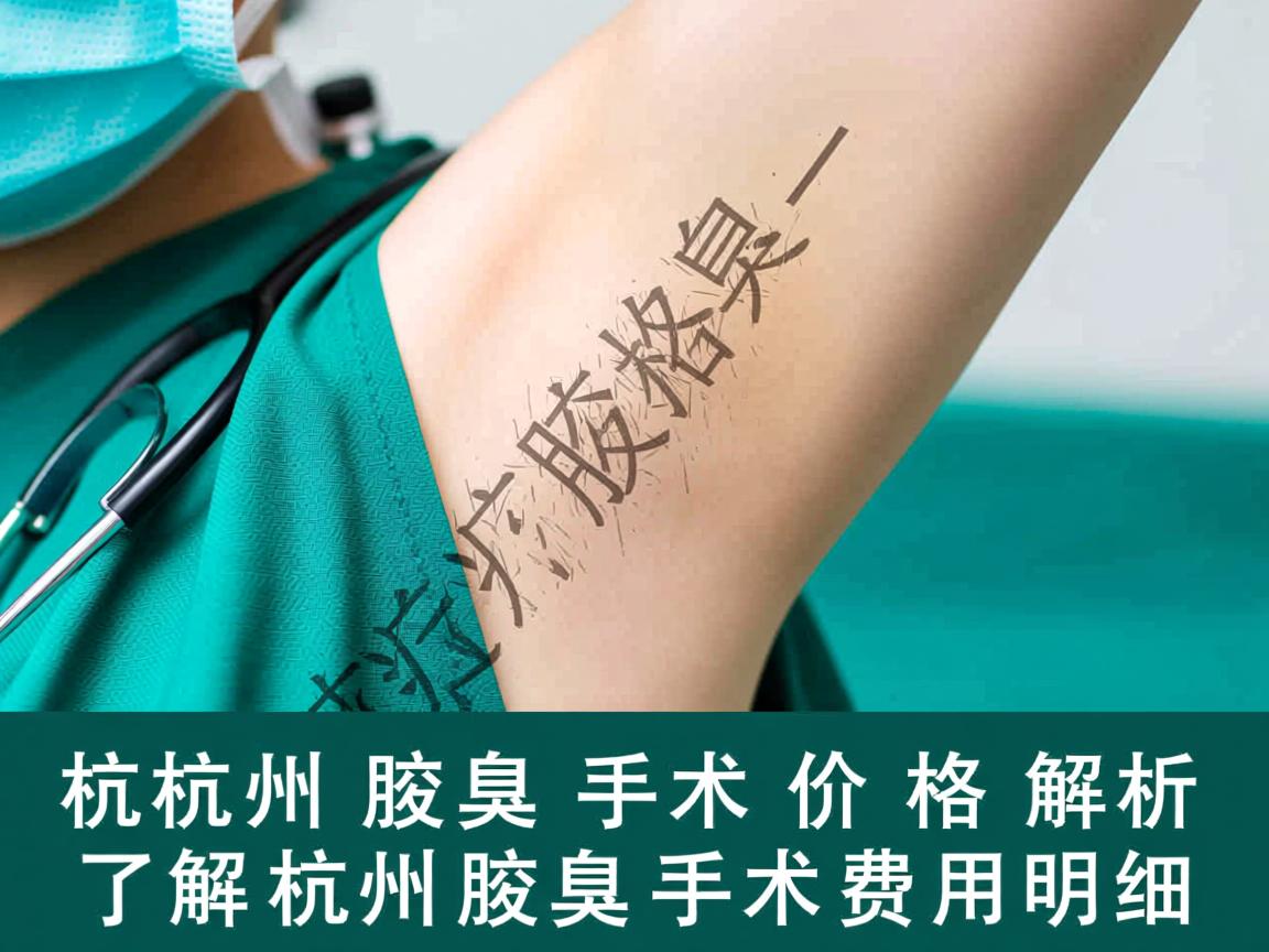 杭州腋臭手术价格解析,了解杭州腋臭手术费用明细 杭州腋臭手术价格解析,了解杭州腋臭手术费用明细
