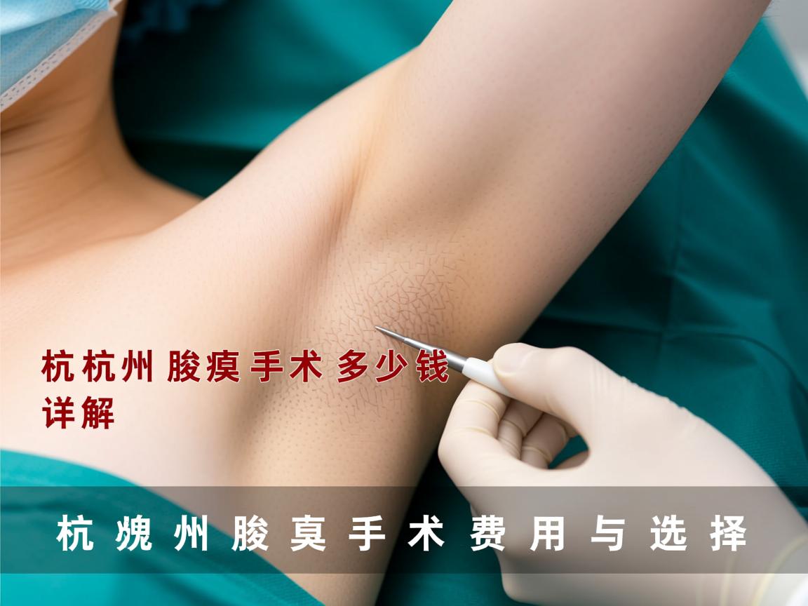 杭州腋臭手术多少钱,详解杭州腋臭手术费用与选择 杭州腋臭手术多少钱,详解杭州腋臭手术费用与选择