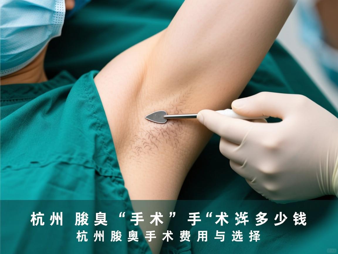 杭州腋臭手术多少钱,详解杭州腋臭手术费用与选择 杭州腋臭手术多少钱,详解杭州腋臭手术费用与选择