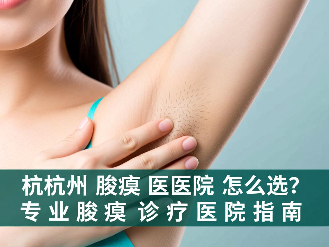 杭州腋臭医院怎么选?专业腋臭诊疗医院指南 杭州腋臭医院怎么选?专业腋臭诊疗医院指南