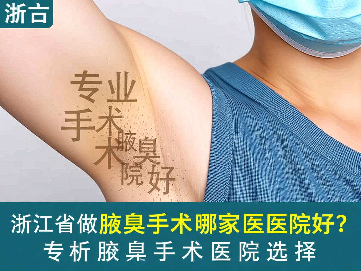 浙江省做腋臭手术哪家医院好？专业解析腋臭手术医院选择