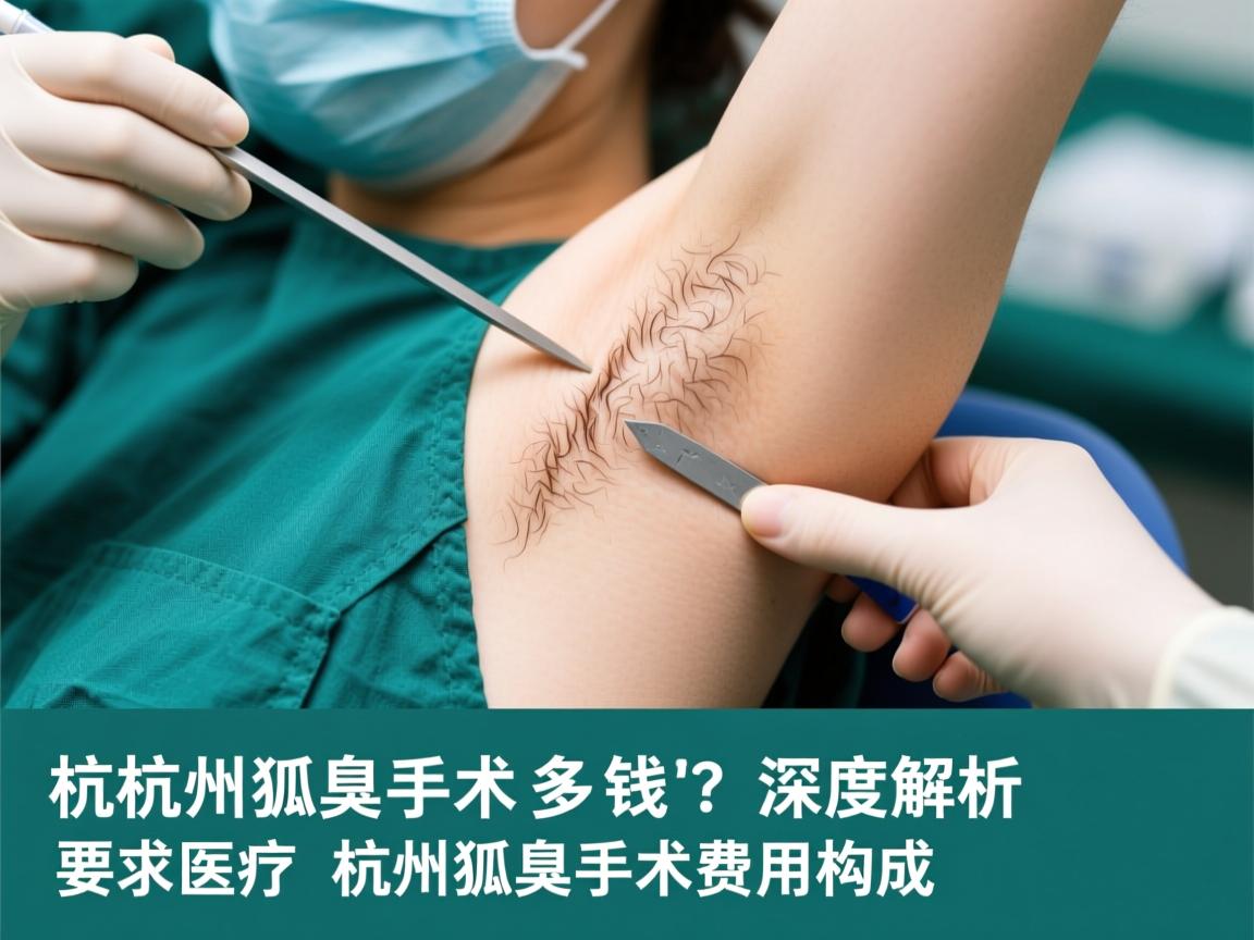 杭州狐臭手术多钱？深度解析杭州狐臭手术费用构成