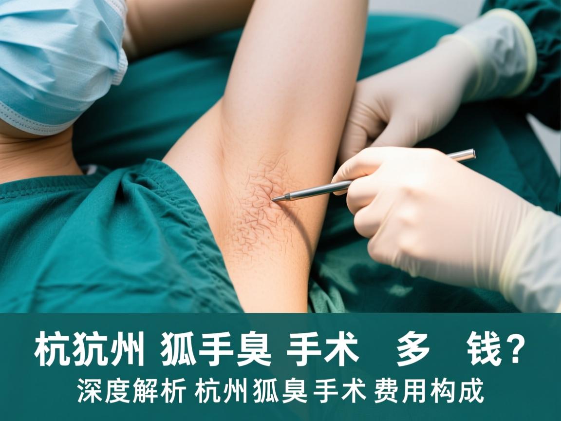 杭州狐臭手术多钱？深度解析杭州狐臭手术费用构成