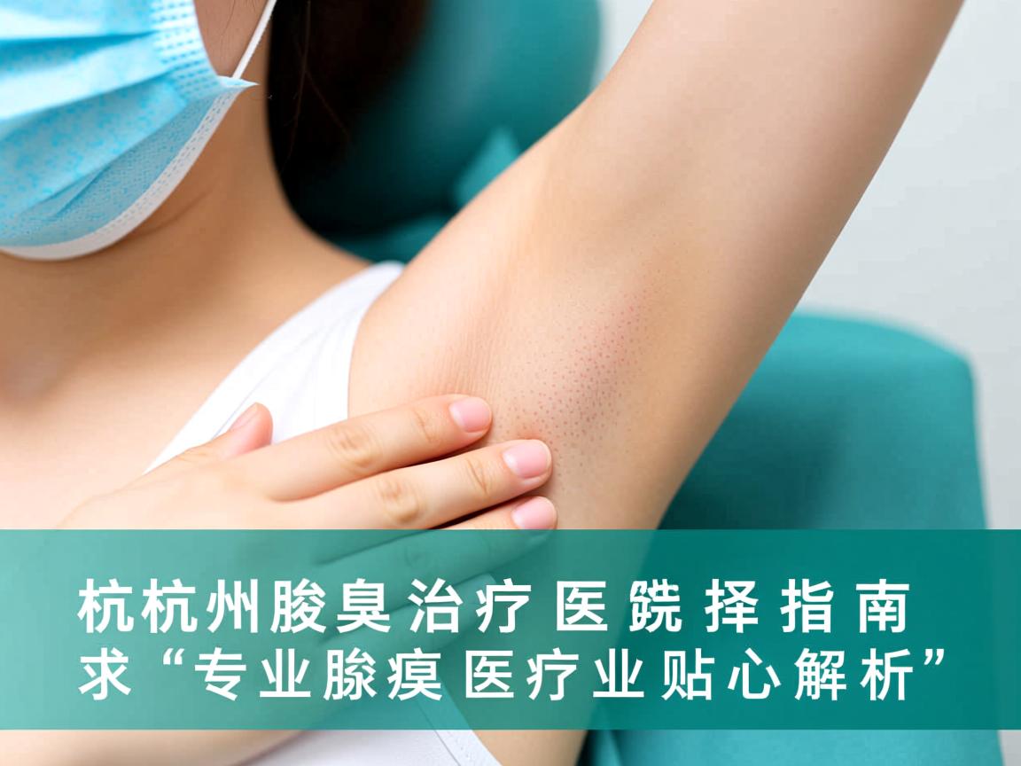 杭州腋臭治疗医院选择指南,专业腋臭医疗的贴心解析 杭州腋臭治疗医院选择指南,专业腋臭医疗的贴心解析
