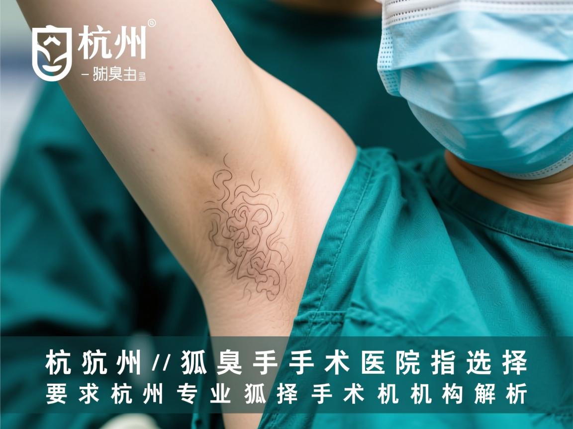 杭州狐臭手术医院选择指南,杭州专业狐臭手术机构解析 杭州狐臭手术医院选择指南,杭州专业狐臭手术机构解析