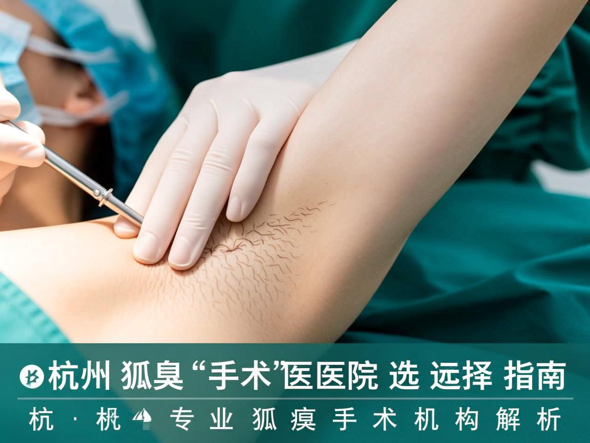 杭州狐臭手术医院选择指南,杭州专业狐臭手术机构解析 杭州狐臭手术医院选择指南,杭州专业狐臭手术机构解析