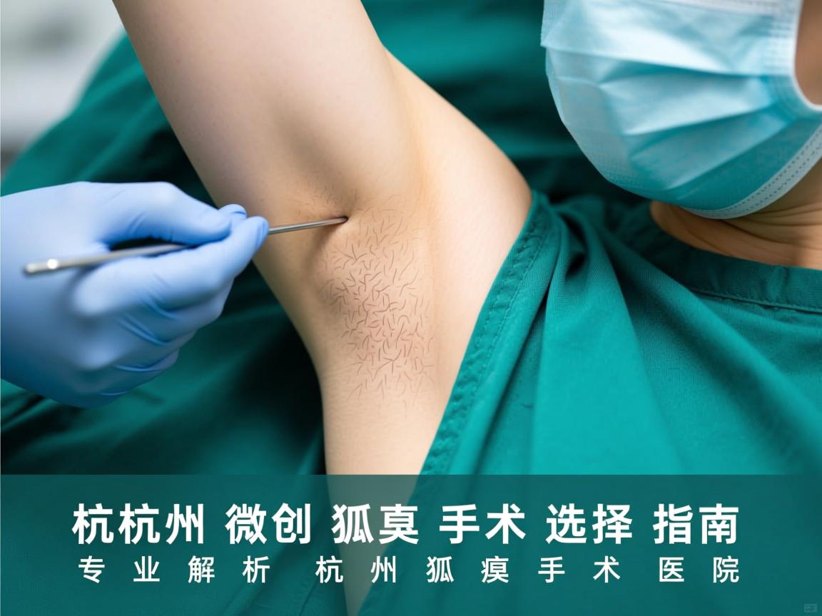 杭州微创狐臭手术选择指南，专业解析杭州狐臭手术医院