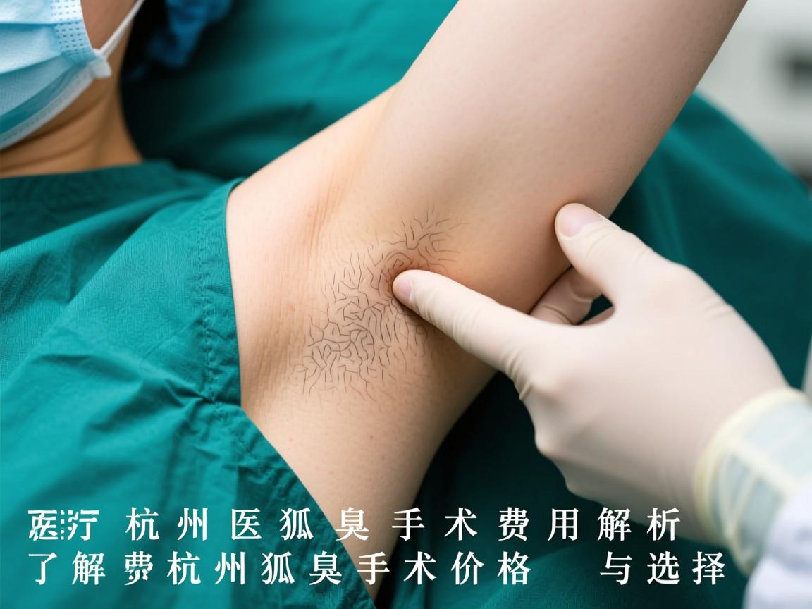 杭州狐臭手术费用解析，了解杭州狐臭手术价格与选择