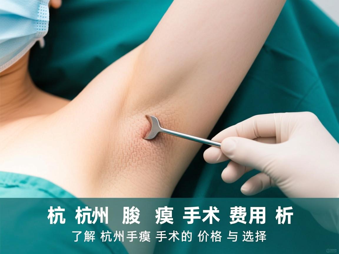 杭州腋臭手术费用解析，了解杭州腋臭手术的价格与选择