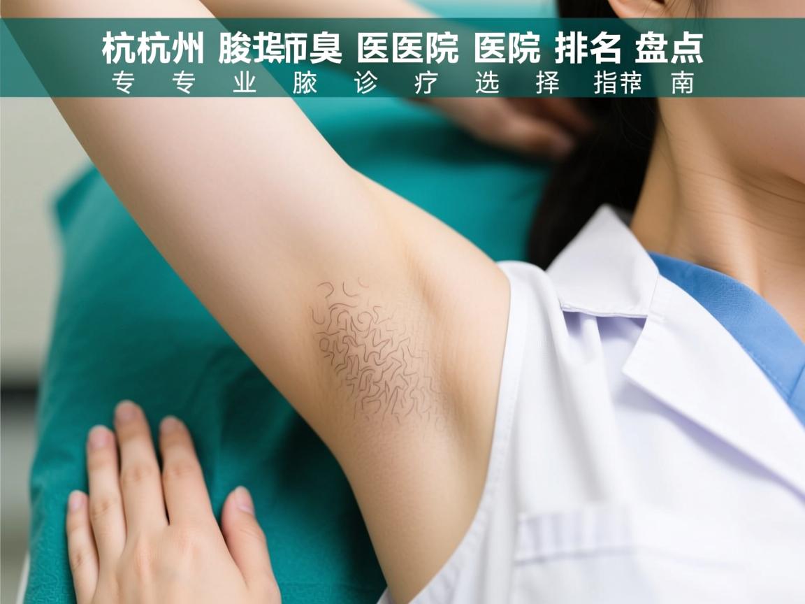杭州腋臭医院排名盘点，专业腋臭诊疗选择指南